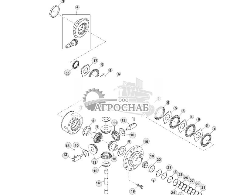 Дифференциал, 1500 MFWD - ST75234 529.jpg